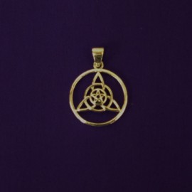 Triquetra with pentacle pendant